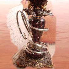 Antique sterling SNAKE bracelets Pair of 4 & 2 Coil Serpents and silver gypsy fortune teller