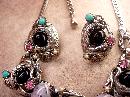Vintage Dragons Egg Parure Selro Selini Necklace bracelet and earrings