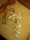HUGe Runway Signed Double Dragon Super long Necklace Napier