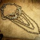 Huge Gothic Dragon medieval cross chandelier necklace statement necklace