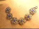 VIntage enamel filigree bracelet 8