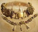Paris Charm enamel button bracelet