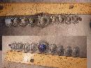 Vintage sterling bracelet enamel European blue silver filigree celestial design