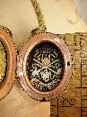 Devil talisman tooth locket bizarre watch chain skull necklace
