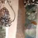 HUGE Healing wand Mystical green amethyst sterling Poison pendant Gemstones OOAK and labradorite and amethyst and more