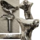 Vintage Rolls Royce Hood ornament Spirit of Ecstasy Flying Lady nouveau winged woman