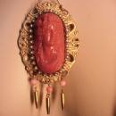 Victorian Cameo necklace antique earrings Branch Coral Edwardian pearls