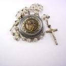 Faith Saint Teresa Pocketwatch Locket rosary necklace