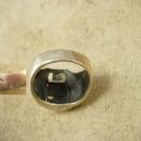 Vintage Sterling KIng Tut Ring Egyptian revival size 7 Pharaoh Cleopatra