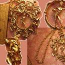 HUGE Medusa and Gargoyle NEcklace mythology galore with goth revival
