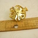 Vintage Victorian Urn rhinestone brooch exotic Arabian 2 handled vase