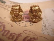 assemblage Egyptian revival cufflinks