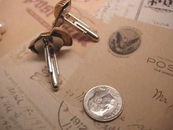 assemblage Egyptian revival cufflinks