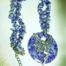 Irish Fairy Nymph Lapis talisman necklace of Goddess Aine