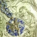 Irish Fairy Nymph Lapis talisman necklace of Goddess Aine