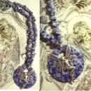 Irish Fairy Nymph Lapis talisman necklace of Goddess Aine