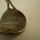 Vintage 1920 Mercury RING with winged God in sterling Liberty Dime Coin Jewelry size 6 1/2