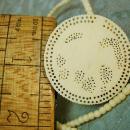 Antique ivory necklace carved Elephant pendant preban ivory beads ivory clasp