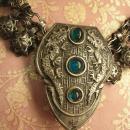 ANtique Chinese dragon Necklace Chinese dragon dress clip and necklace