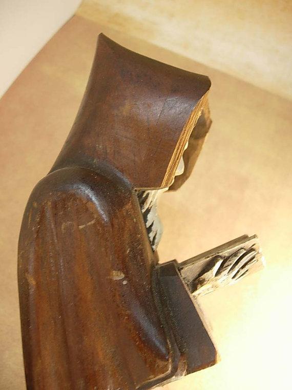 Bizarre arts and crafts Monk with rosary