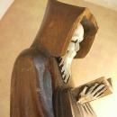 Bizarre arts and crafts Monk with rosary