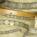 Vintage French Paris Fob tourist Bracelet France deco Infant of Prague religious fob