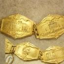Vintage Greek Medieval Religious Fob bracelet Gilt Tourist bracelet