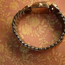 Art deco Rose gold filled wide Wristwatch Lady Elgin... IT works too
