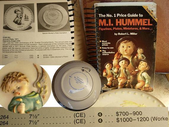 1971 Hummel Plate Heavenly Angel 100th anniversary