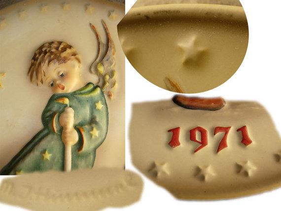 1971 Hummel Plate Heavenly Angel 100th anniversary