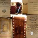 1940 vintage masonic bible with negatives and funeral card