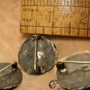 ANtique Love Token sterling brooch King and Queen