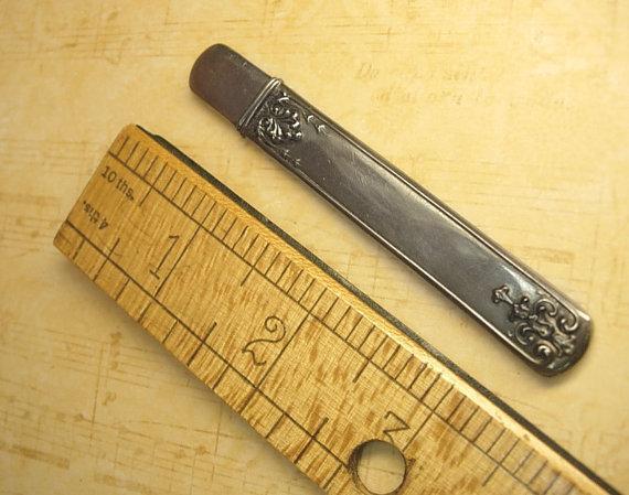 ANtique victorian sterling fruit knife hidden compartment