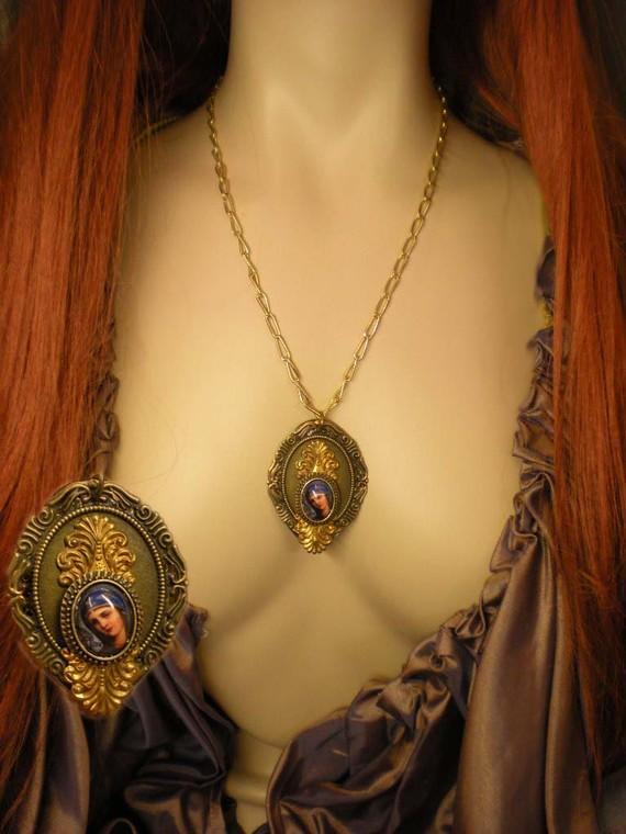 Gorgeous Portrait of Madonna Necklace