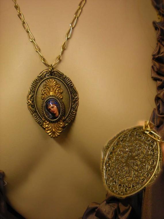 Gorgeous Portrait of Madonna Necklace