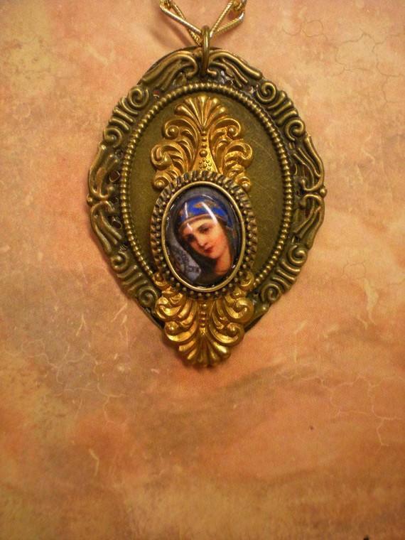 Gorgeous Portrait of Madonna Necklace