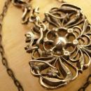 ANtique Georgian 63 Diamond choker hinged pendant sterling chain 1714-1811 or Tiara accessory