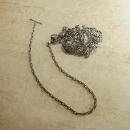 ANtique Georgian 63 Diamond choker hinged pendant sterling chain 1714-1811 or Tiara accessory