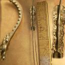 ANtique Chinese Hair pin with insects and lotus flower and dragonflies