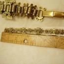 Vintage Victorian bookchain Bracelet Gothic maltese jeweled cross Medieval bracelet