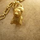 Vintage skunk perfume locket charm bracelet Little stinkers Charles Alton
