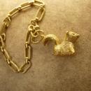 Vintage skunk perfume locket charm bracelet Little stinkers Charles Alton