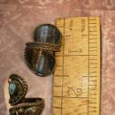 Vintage INdian sterling turquoise ring large setting with ornate etruscan work SIGNED
