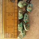 VIntage INdian Nugget sterling necklace Primitive work
