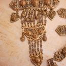 Vintage Fabulous ETRUSCAN Parure NEcklace Brooch and bracelet Signed Etrusceana