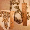 Vintage Fabulous ETRUSCAN Parure NEcklace Brooch and bracelet Signed Etrusceana