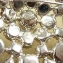 HUGE Vintage Kramer BRooch Signed Rhinestone star statement brooch