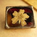 ANtique Mourning brooch Victorian flower token of love