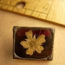 ANtique Mourning brooch Victorian flower token of love