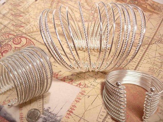 Modernist MEchanical 19 band 2INCH WIDE cuff bracelet